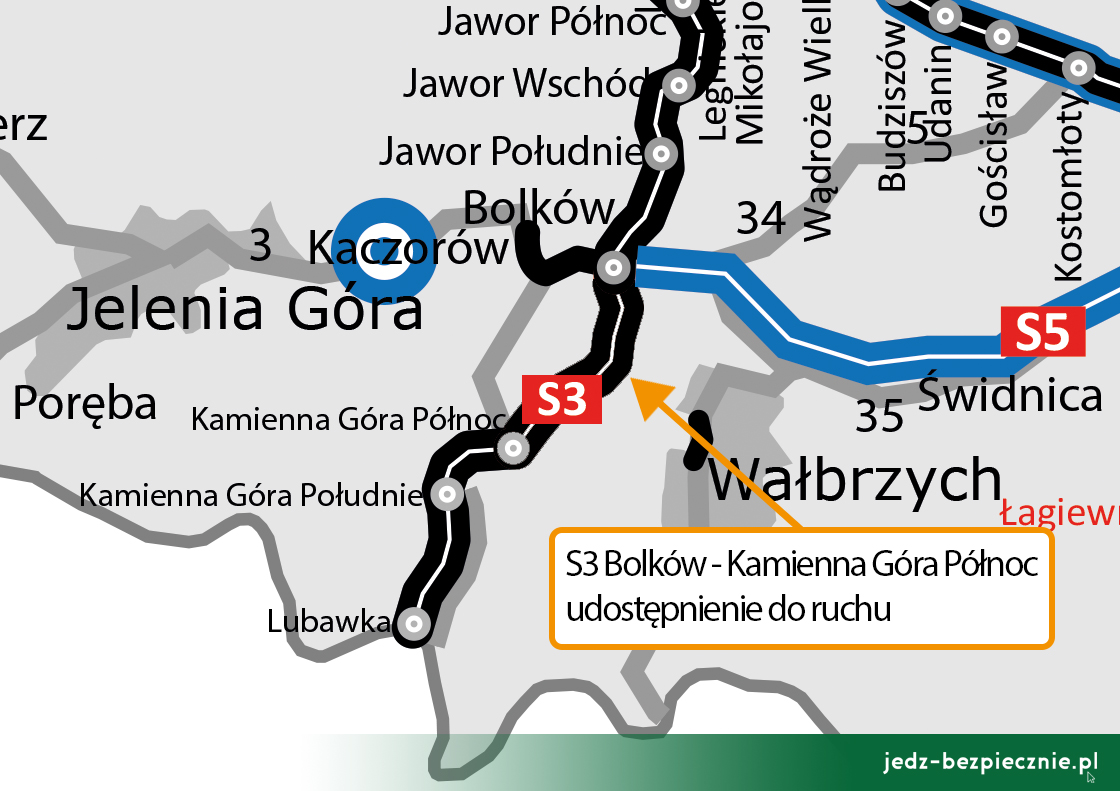 Polskie drogi - otwarcie S3 Bolków - Kamienna Góra Północ, Odcinkowy Pomiar Prędkości